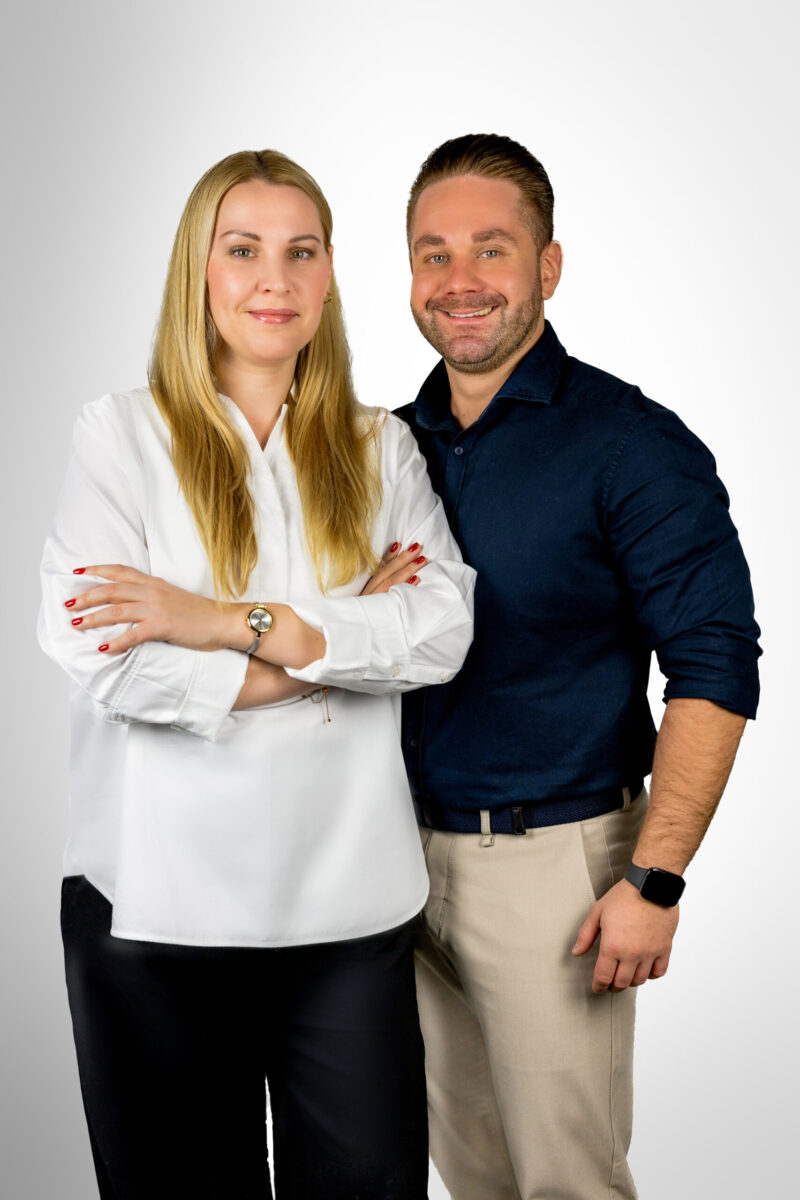 Mężczyzna i kobieta, właściciele CFF